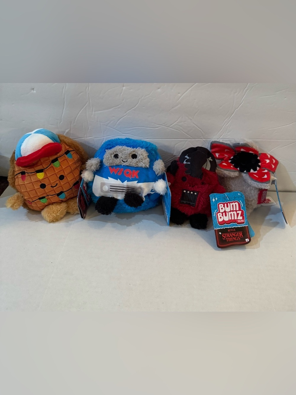 Stranger Things 4.5inch Plush Demogorgon Figure, Waffle, Van Toy, & Eddie